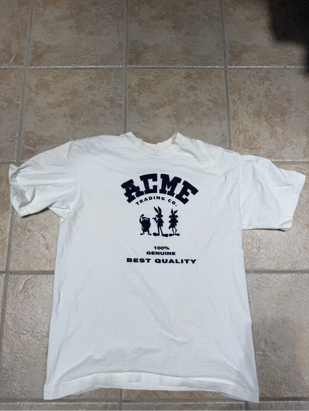 Vintage Looney Tunes ACME Trading CO. Men's Size L 100% Genuine Best Quality
